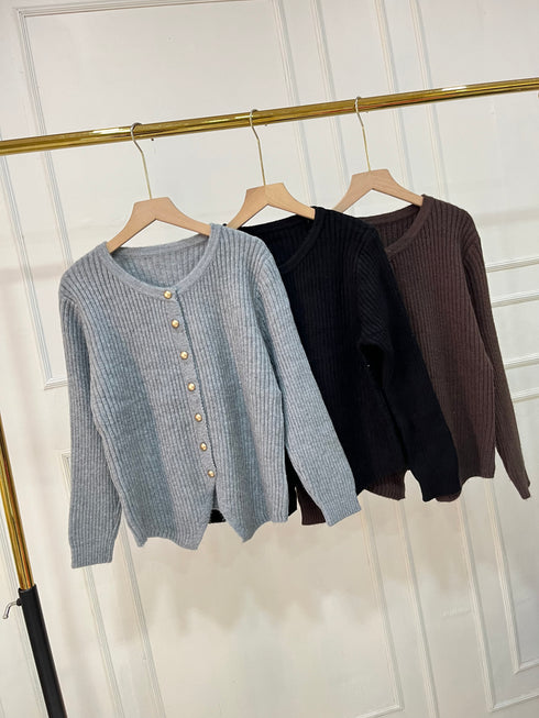 Women Warm Heavy Knitted Cardigan
